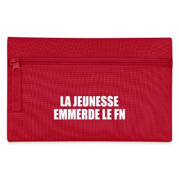 la jeunesse emmerde front national - Trousse - rouge - Devant