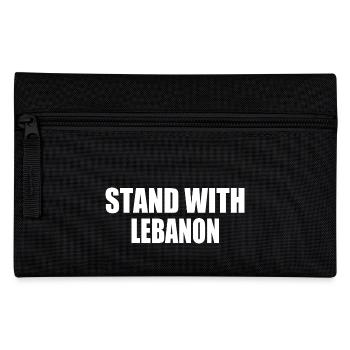 STAND WITH LEBANON - Federtasche - Schwarz - Vorne