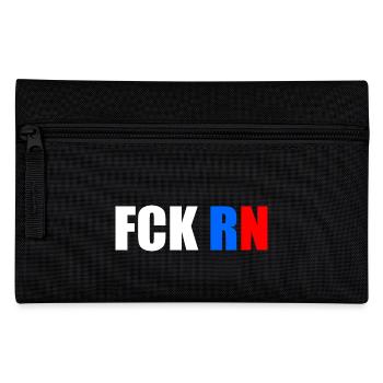 Fck rn - Pencil Case - black - Front