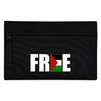 Free palestine - Trousse - noir - Devant