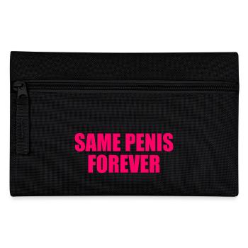 Same penis forever - Federtasche - Schwarz - Vorne