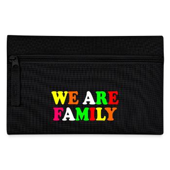 We are family - Pencil Case - black - Front