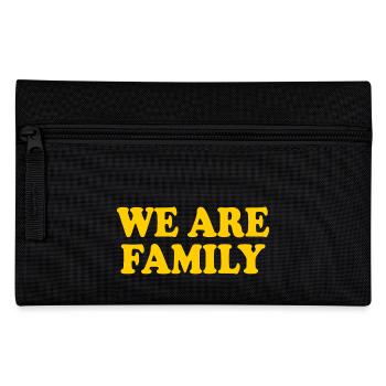 We are family - Federtasche - Schwarz - Vorne