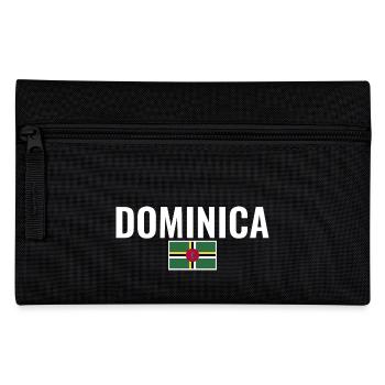 Drapeau dominicain de la Dominique - Trousse - noir - Devant