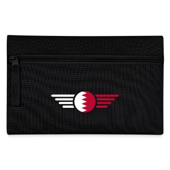 J’aime Bahreïn, T-shirt design de style élégance - Trousse - noir - Devant