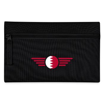 J’aime Bahreïn, T-shirt design de style élégance - Trousse - noir - Devant