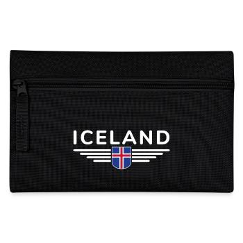 I Love Iceland Design T-Shirt Outfit - Pencil Case - black - Front