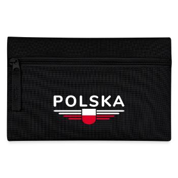 J’aime la Pologne, T-shirt design de style élégance - Trousse - noir - Devant