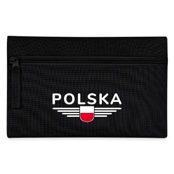 J’aime la Pologne, T-shirt design de style élégance - Trousse - noir - Devant
