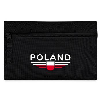 J’aime la Pologne, T-shirt design de style élégance - Trousse - noir - Devant