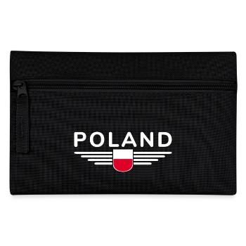 J’aime la Pologne, T-shirt design de style élégance - Trousse - noir - Devant