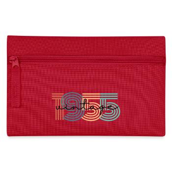 1955 vintage rétro - Trousse - rouge - Devant
