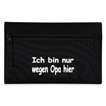 Opa - Federtasche - Schwarz - Vorne