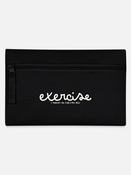 EXERCISE – I THOUGHT YOU SAID EXTRA FRIES - Federtasche - Schwarz