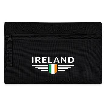 I Love Ireland Elegance Style Design T-Shirt - Pencil Case - black - Front
