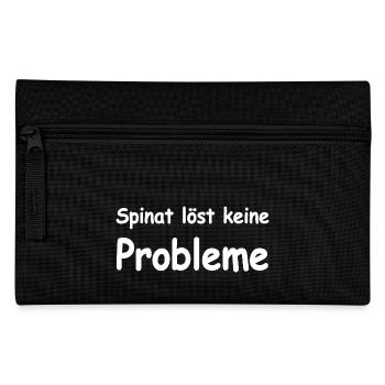 Spinat - Federtasche - Schwarz - Vorne