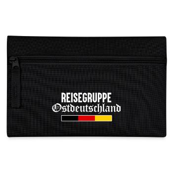 Reisegruppe Ostdeutschland DDR Ossi Osten - Federtasche - Schwarz - Vorne