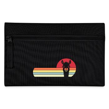 Alpaca - Pencil Case - black - Front