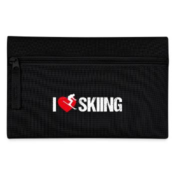 J’adore le ski - Trousse - noir - Devant