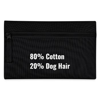 Dog Hair on clothes of cotton - Hundehaare - Federtasche - Schwarz - Vorne