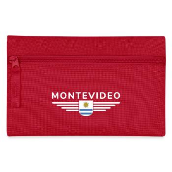 Montevideo Design – Für Fans & Reisende - Federtasche - Rot - Vorne