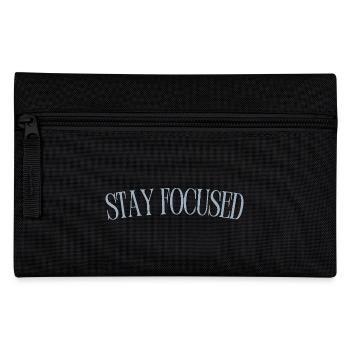 Stay Focused - Pencil Case - black - Front