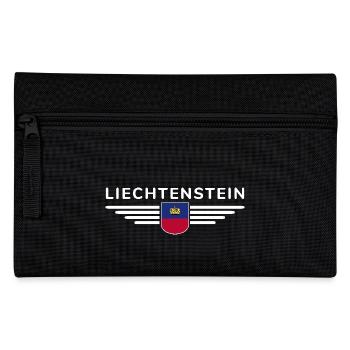 Liechtenstein T-Shirt Design für Fans - Federtasche - Schwarz - Vorne