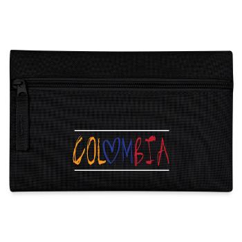 Kolumbien - Federtasche - Schwarz - Vorne