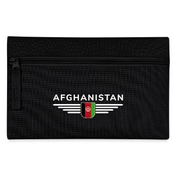 Afghanistan Design – Pride and Culture - Pencil Case - black - Front