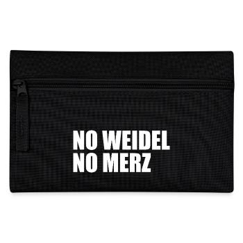 No weidel no merz - Federtasche - Schwarz - Vorne