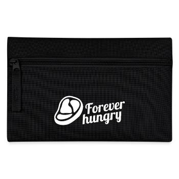 Steak Essen Geschenk Spruch Lustiges Geschenkidee - Federtasche - Schwarz - Vorne