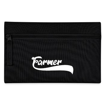 Fier agriculteur agriculteur cadeau dire agriculteur - Trousse - noir - Devant