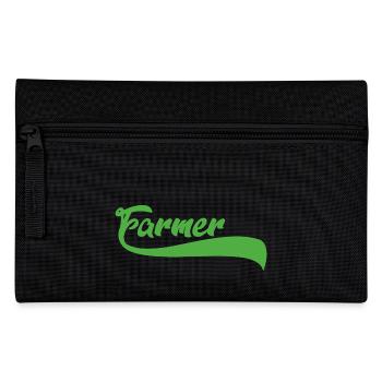 Fier agriculteur agriculteur cadeau dire agriculteur - Trousse - noir - Devant