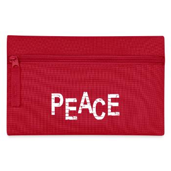 Peace - Paix - Frieden - Pace - Paz - Federtasche - Rot - Vorne