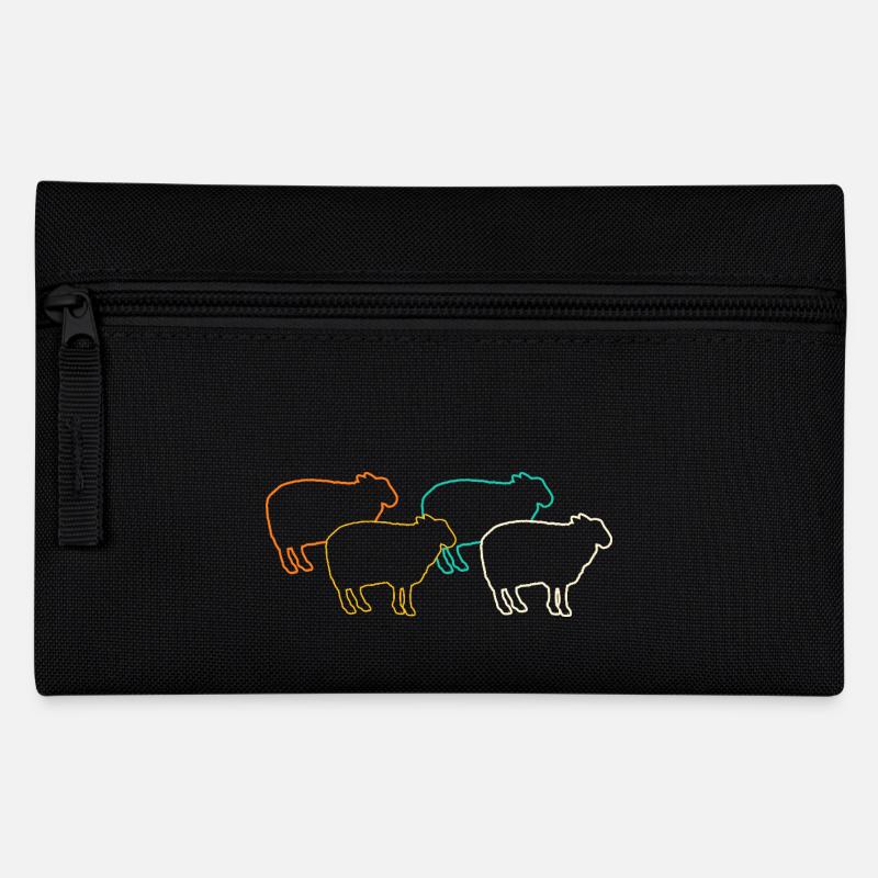 Schäfer Schaf - Federtasche - Schwarz