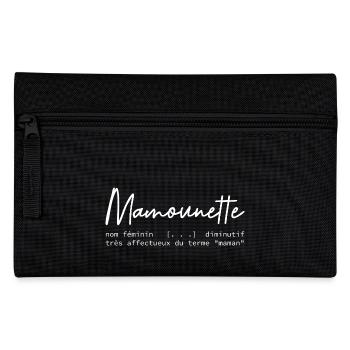 Définition mamounette - Trousse - noir - Devant
