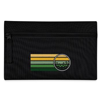 Golfspieler Golf Geschenk Golfschläger Retro - Federtasche - Schwarz - Vorne