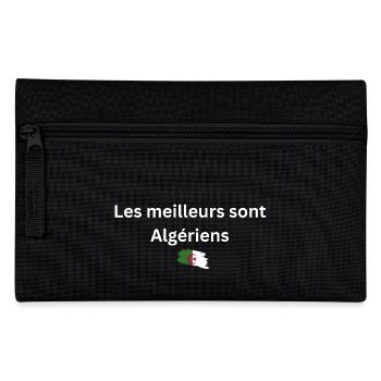 Les meilleurs sont Algériens - Trousse - noir - Devant