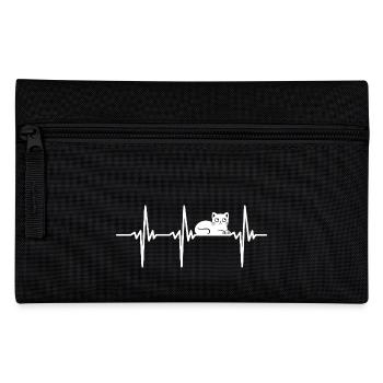 Heartbeat for kittens - Pencil Case - black - Front