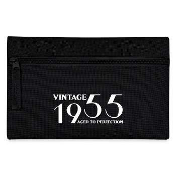 Jahrgang 1955 bis zur Perfektion gereift - Federtasche - Schwarz - Vorne