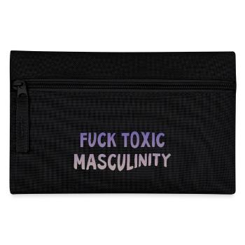 Féminisme Dicton Cadeau Vintage Émancipation - Trousse - noir - Devant