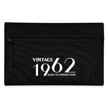 Jahrgang 1962 bis zur Perfektion gereift - Federtasche - Schwarz - Vorne