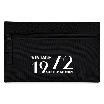 Vintage 1972 aged to perfection - Pencil Case - black - Front