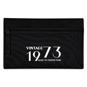 Vintage 1973 aged to perfection - Pencil Case - black - Front