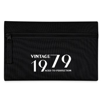 Vintage 1979 aged to perfection - Pencil Case - black - Front
