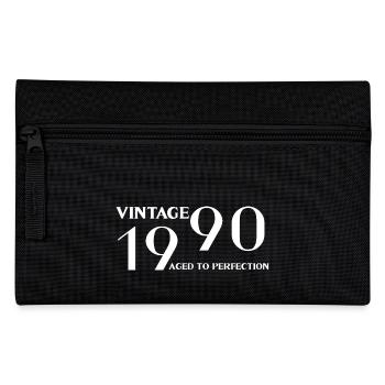 Jahrgang 1990 bis zur Perfektion gereift - Federtasche - Schwarz - Vorne