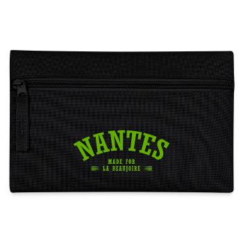 Cadeau football supporter Nantes nantais nantais - Trousse - noir - Devant
