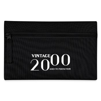 Vintage 2000 aged to perfection - Pencil Case - black - Front