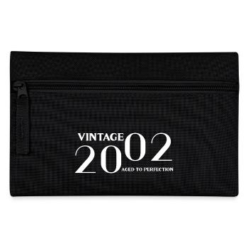 Jahrgang 2002 bis zur Perfektion gereift - Federtasche - Schwarz - Vorne