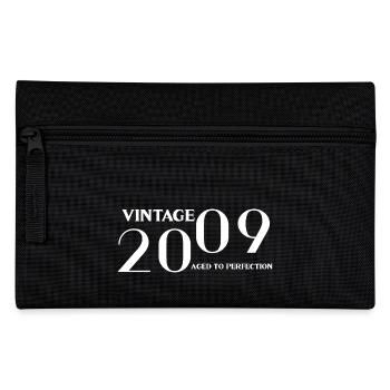 Jahrgang 2009 bis zur Perfektion gereift - Federtasche - Schwarz - Vorne